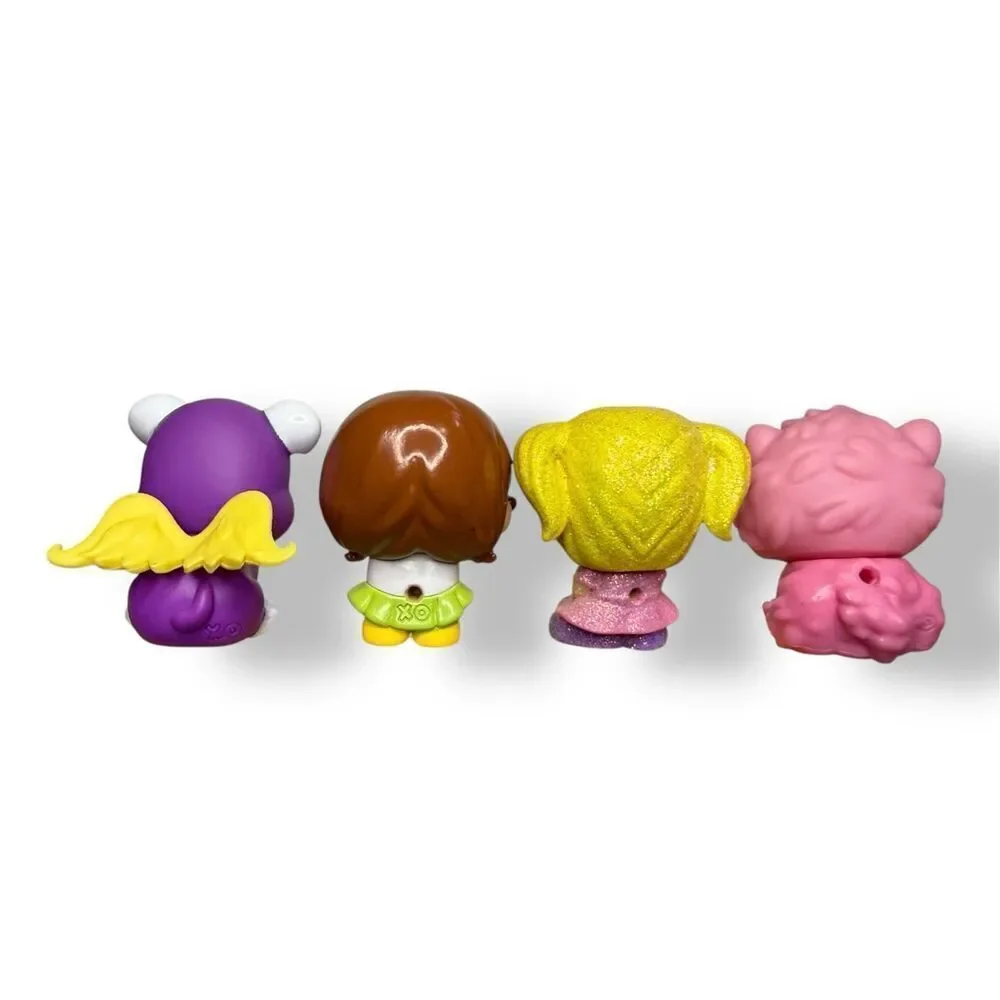 Tic Tac Toy XOXO Friends Lot of 4 Collectible Figures Bulldog Addy Maya Lolli